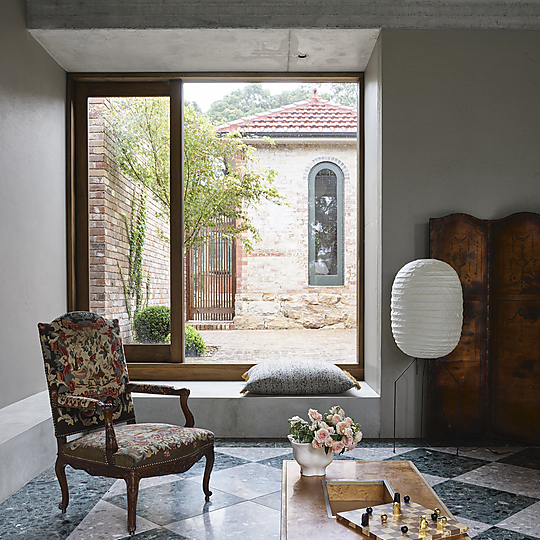 Interior photograph of Garden House by Anson Smart