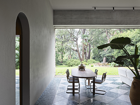 Interior photograph of Garden House by Anson Smart