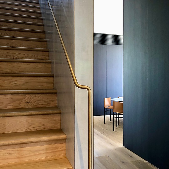 Interior photograph of Fairweather House by Pohio Adams Architects