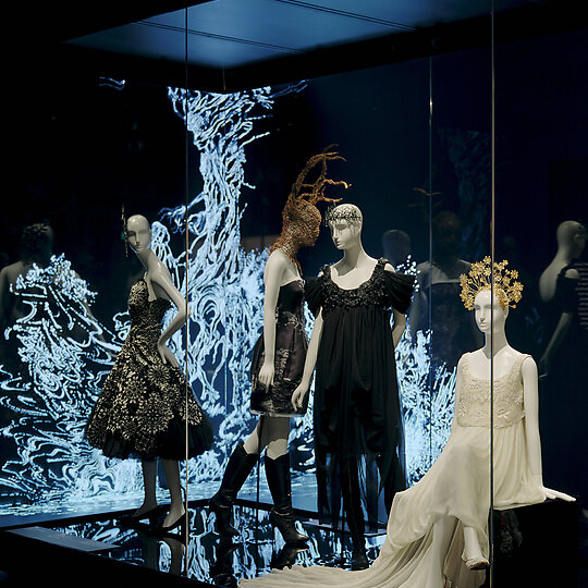 Interior photograph of Alexander McQueen: Mind, Mythos, Muse by  Tom Ross
